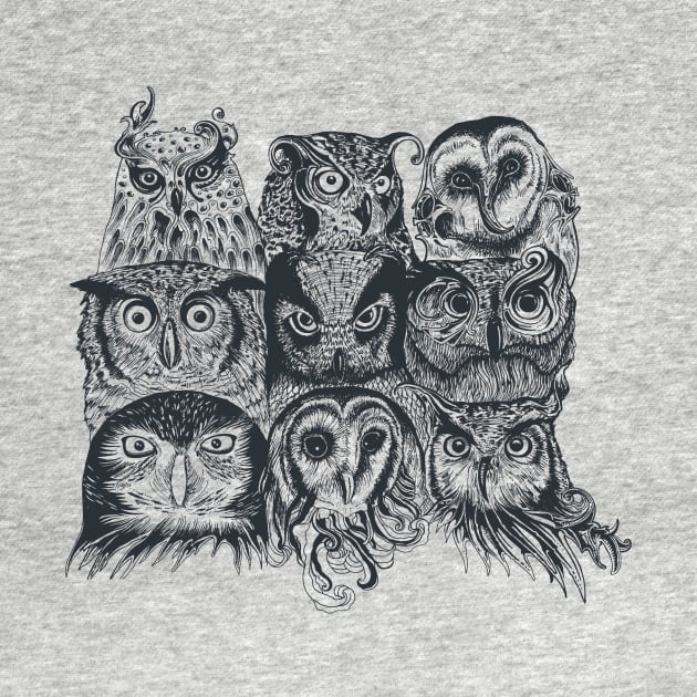 Nine Owls by rcaldwell